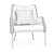 Elegant Carver Armchair: Stylish Design & Superior Comfort 3D model small image 3
