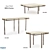 Premium East Park Tables: England Furniture's Finest 3D model small image 1