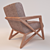 Elegant Lounge Chair: Inspired by Sergio Rodriguez 3D model small image 3