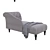 Elegant Marquess Couch 3D model small image 2