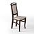 Classic Oak Chair: Timeless Design & Exceptional Quality 3D model small image 1