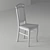 Classic Oak Chair: Timeless Design & Exceptional Quality 3D model small image 2