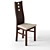 Elegant Oak Chair 3D model small image 1