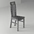 Classic Oak Chair: Elegant and Timeless 3D model small image 3