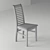 Classic Oak Chair 2011 3D model small image 2