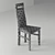 Classic Oak Chair 20 3D model small image 3