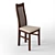 Elegant Oak Chair 2011 3D model small image 1