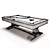 Huntley Pool Table: Authentic Style & High Quality 3D model small image 3