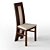 Oak Classic Chair - Stylish and Timeless 3D model small image 1