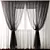 Elegant Curtain Model 3D model small image 1