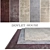 DOVLET HOUSE Carpets - Set of 5 (Part 46) 3D model small image 1