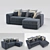 Madison Corner Sofa: Right Corner Design 3D model small image 1