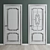 Elegant Vitrage Doors 3D model small image 2