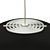 Sleek NYMÅNE Pendant Lamp 3D model small image 2