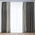 Elegant Curtain_24: Timeless Beauty 3D model small image 1