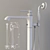 Cezares Liberty Floor Mixer with Hand Shower 3D model small image 2