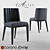 Elegant Fusion: Bespoke Dining Chair 3D model small image 1