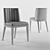 Elegant Fusion: Bespoke Dining Chair 3D model small image 3