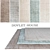DOVLET HOUSE Silk Carpets Set (5 Pieces) 3D model small image 1