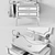 Aqwella Bathroom Set with Kohler Decor 3D model small image 3