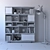 VOX Balance and Muse. Stylish Black Shelving Units. 3D model small image 2