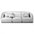 Comfort and Style: Moroso Redondo Sofa 3D model small image 2