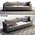 Bo Concept Indivi 2: Stylish Sofa Set 3D model small image 1