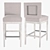 Elegant Vanguard Juliet Bar Stool 3D model small image 1