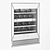 Miele KWT 6322 UG: Undercounter Wine Cooler 3D model small image 3