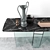 Sleek Glass-Ceramic Console | METROPOLIS 3D model small image 2