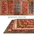 DOVLET HOUSE 5-Piece Carpets Collection (Part 76) 3D model small image 1