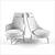 Sleek Armchairs: GUSCIOALTO, GUSCIOALTO SOFT 3D model small image 3