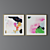 Abstract Art Set - 13 Paintings 3D model small image 3