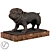 Playful Pug Sculpture 3D model small image 3