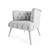 Modern Style Armchair: Palo Alto 3D model small image 3