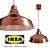 Sleek Vindkåre Pendant Lamp 3D model small image 1