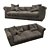 Baxter Alfred Sofa: Italian Elegance for Your Home 3D model small image 1