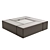 Matisse Ottoman: Elegant 1400x1400mm 3D model small image 2