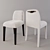 Elegant Isotta Chair: 47x59xh97 cm 3D model small image 1