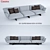 Super Beam Sofa: Modern Elegance 3D model small image 1