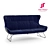 Title: Leya Wingback Sofa by Freifrau 3D model small image 1