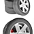 Sleek Audi A2 Wheel - High-Performance Design 3D model small image 2