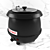 Compact Electric Soup Warmer 3D model small image 3