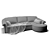 Unwrapped Comfort: Modern Living Room Sofa 3D model small image 2