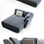 Minotti Seymour Sofa: Luxurious Comfort 3D model small image 2