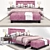 Sleek Dream Bed 3D model small image 1