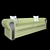 Nirvana Lounge Sofa 3D model small image 2