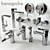 Hansgrohe Metris: Contemporary Mixer Collection 3D model small image 1