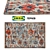 Gerlev Short Pile Rug - 125cm Length - 80cm Width 3D model small image 1