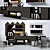 MOLTENI COLLECTION: Modern Elegance for Your Space 3D model small image 1